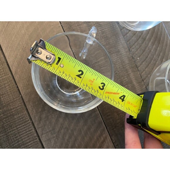 Glass punch cups with rope handles set of 3 - Picture 4 of 5